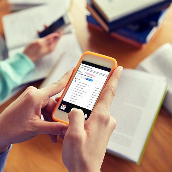 Lehrbuch digitalisieren mit Navigium -Schritt 3: Lernen kann beginnen